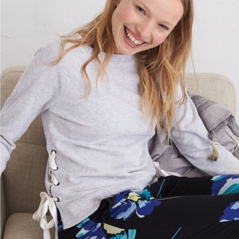 Aerie Side Tie Ribbon Pullover